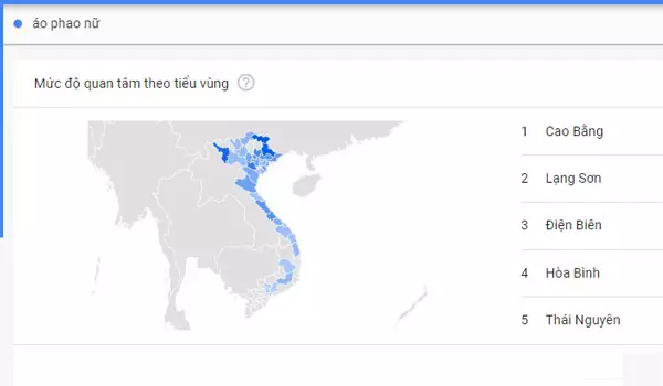 Đánh giá và phân loại nhu cầu người dùng theo địa lý Đánh giá và phân loại nhu cầu người dùng theo địa lý