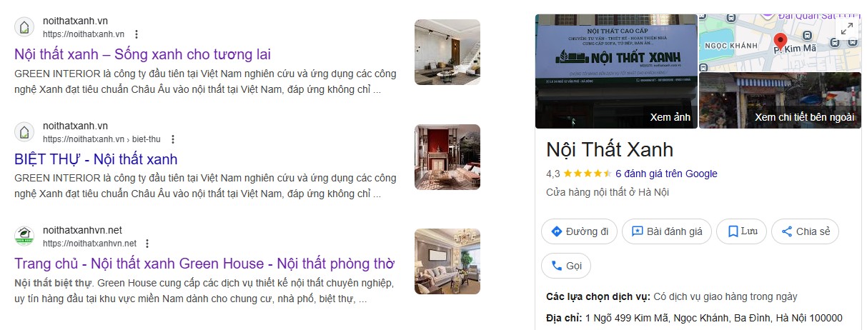 Noithatxanh đứng Top 1 Google nhờ seo Noithatxanh đứng Top 1 Google nhờ seo