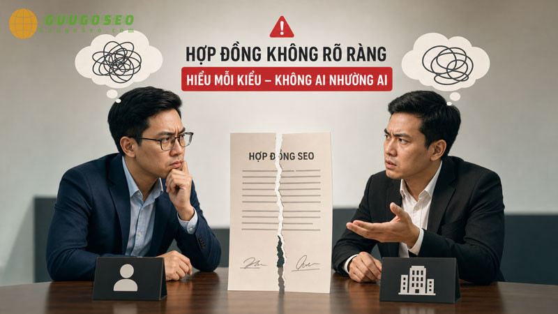 Cấu trúc hợp đồng dịch vụ SEO tại GuugoSEO