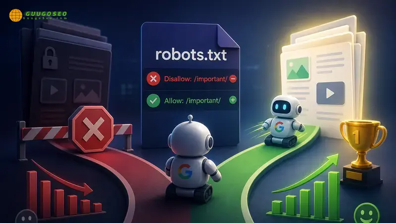 Robots.txt Là Gì? Cấu Trúc Lợi Ích Và Giải Pháp Tối Ưu SEO 3 1. Robots.txt ảnh hưởng như thế nào đến thứ hạng website?