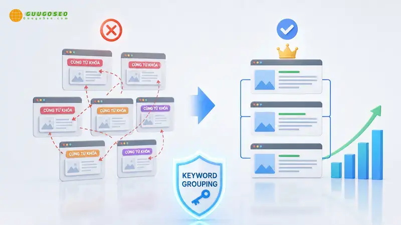 Tại sao Keyword Grouping là “cửa sinh tồn” giúp SEO hiệu quả lâu dài?