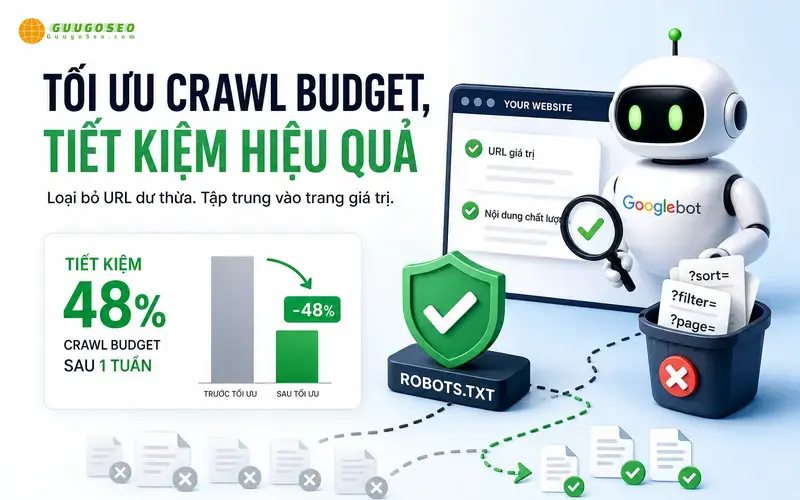 1. Tối ưu Crawl Budget