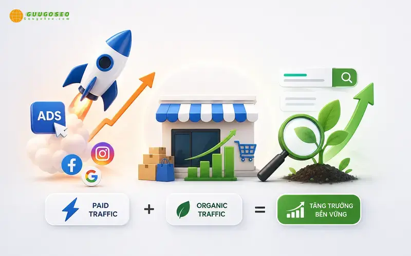 Paid traffic và organic traffic – cái nào hiệu quả hơn với doanh nghiệp nhỏ?