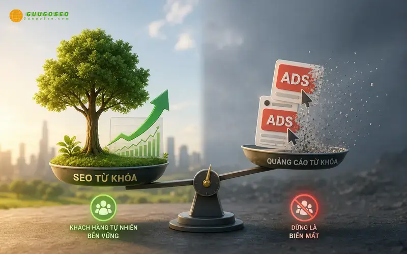 SEO từ khóa là gì? Sự khác biệt giữa SEO – quảng cáo – và tối ưu nội dung