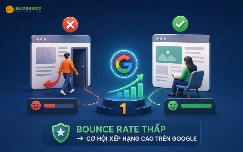 Tại sao Bounce Rate là chỉ số sống còn với SEO và UX?